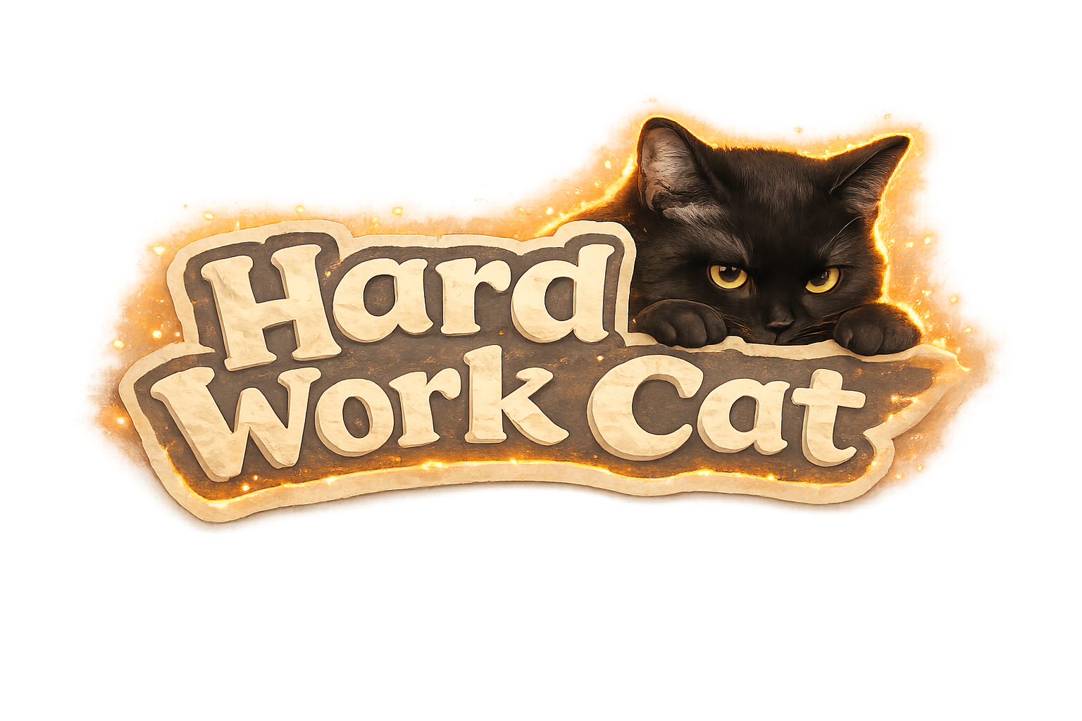 Hard Work Cat